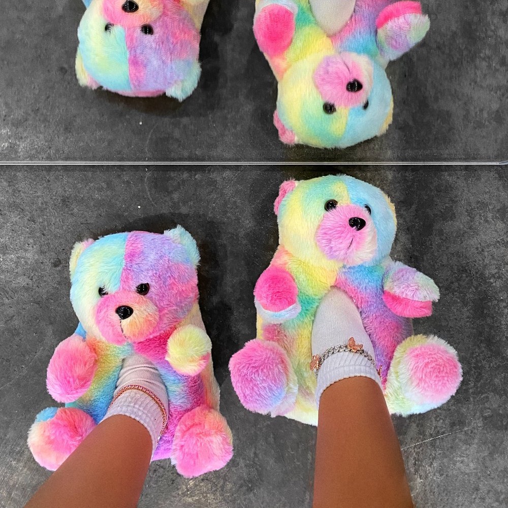 Cuddle slippers cotton candy